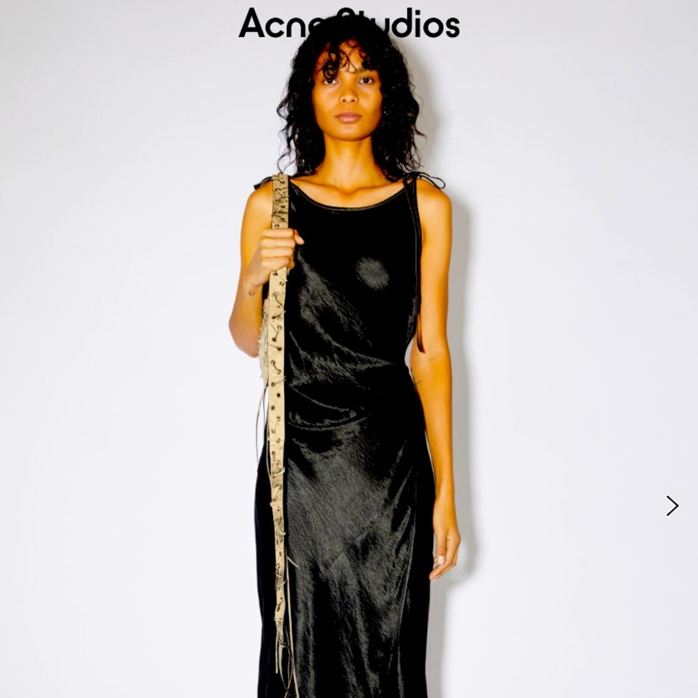 Brand new, with tags, ACNE studio black dress.